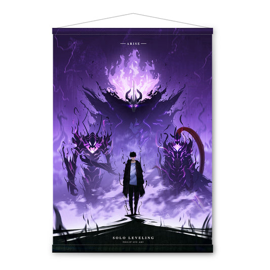 Solo Leveling Wall Scroll