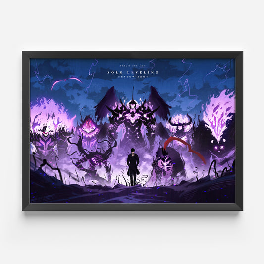 Solo Leveling - Shadow Army Print